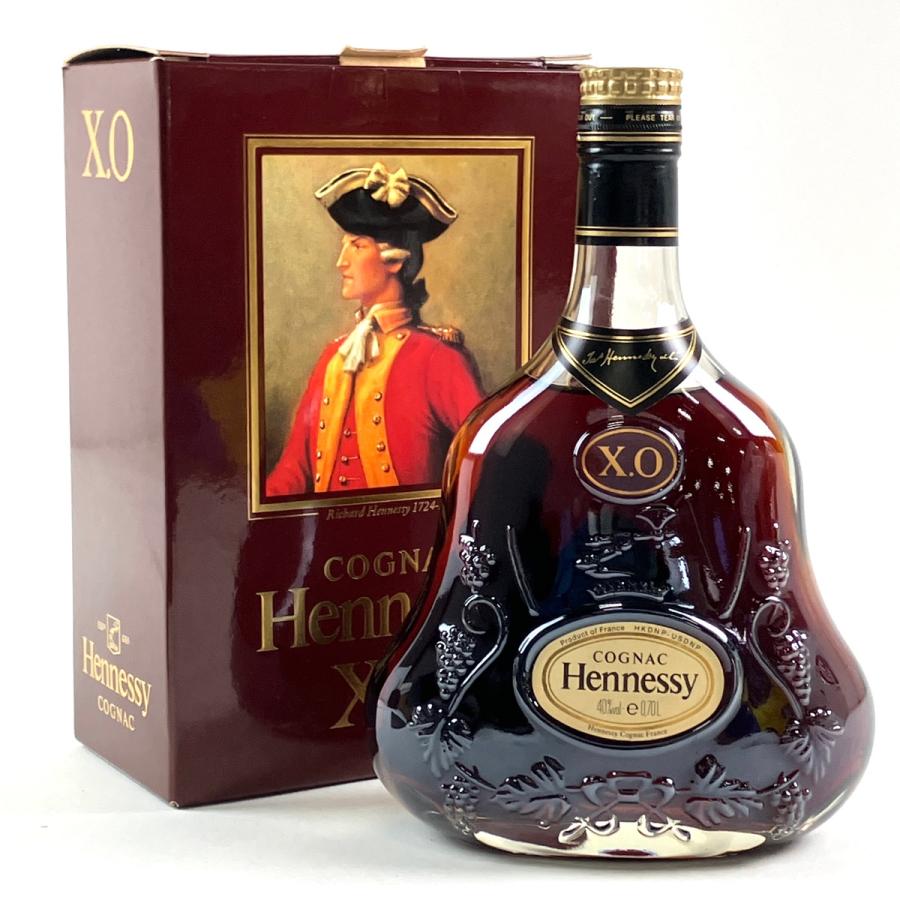 Hennessy X.O コニャック 700ml　金キャップクリアボトル ヘネシー Hennessy XO 金キャップ クリアボトル 700ml ブランデー