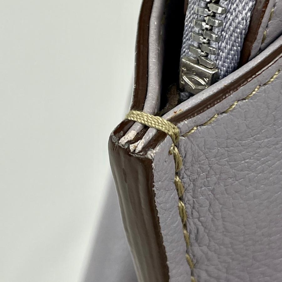 Cartier（カルティエ） ロゴ ハンドバッグ Cドゥ 2WAY レザー グレー