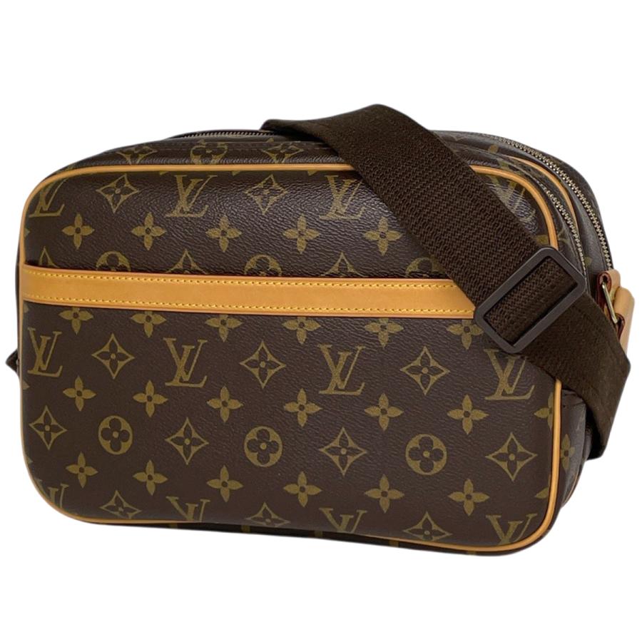 ルイヴィトン　モノグラム　リポーターPM　ショルダーバッグ　ブラウン　正規品 LOUIS VUITTON（ルイ・ヴィトン） リポーターPM 斜め掛け ショルダー