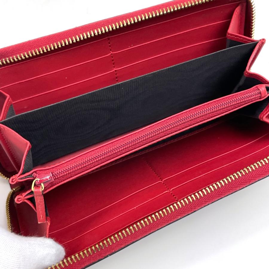 GUCCI（グッチ） GUCCI GG柄 ラウンドファスナー 長財布 スネーク