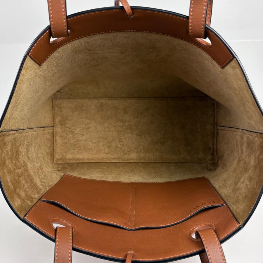 LOEWE アナグラム レザー ハンドバッグ ブラウン LOEWE（ロエベ） ハンドバッグ アナグラム 2WAY レザー ブラウン