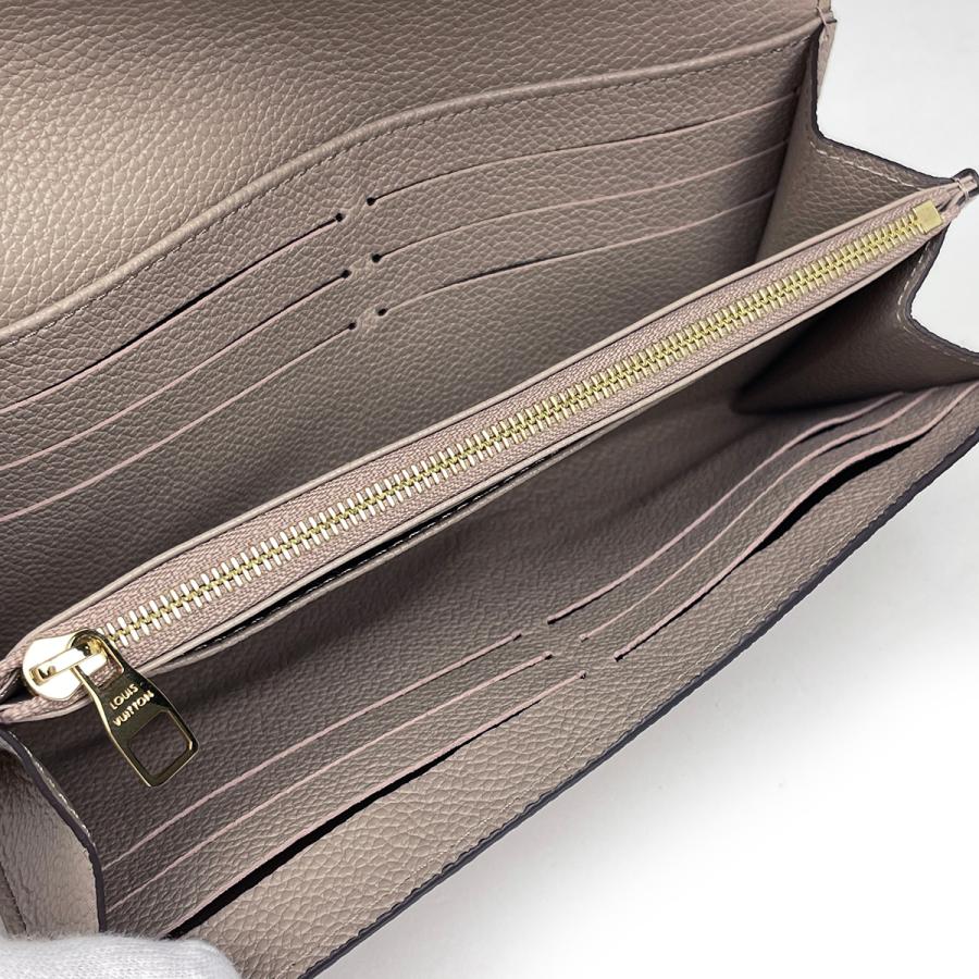 【美品】ルイヴィトン モノグラム マット ポルトフォイユサラ グレー 長財布 LOUIS VUITTON（ルイ・ヴィトン） ポルトフォイユ サラ 二つ折り 長