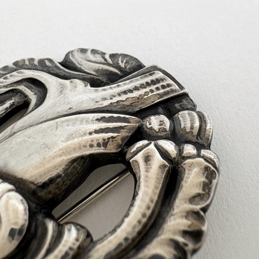 ジョージジェンセン Georg Jensen バードモチーフ ブローチ 134