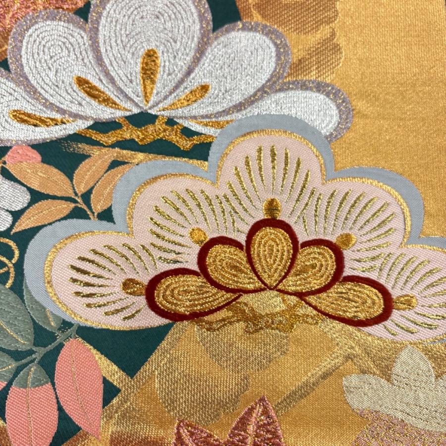 美品】 振袖 身丈163.5cm 裄丈70cm 正絹 名品 【】 振袖 身丈163cm 裄