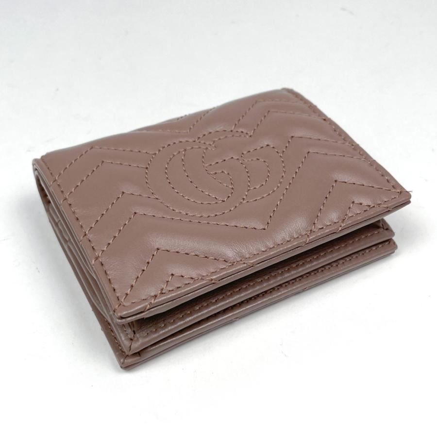 GUCCI（グッチ） GUCCI GGマーモント スモール ウォレット ダブルG 二
