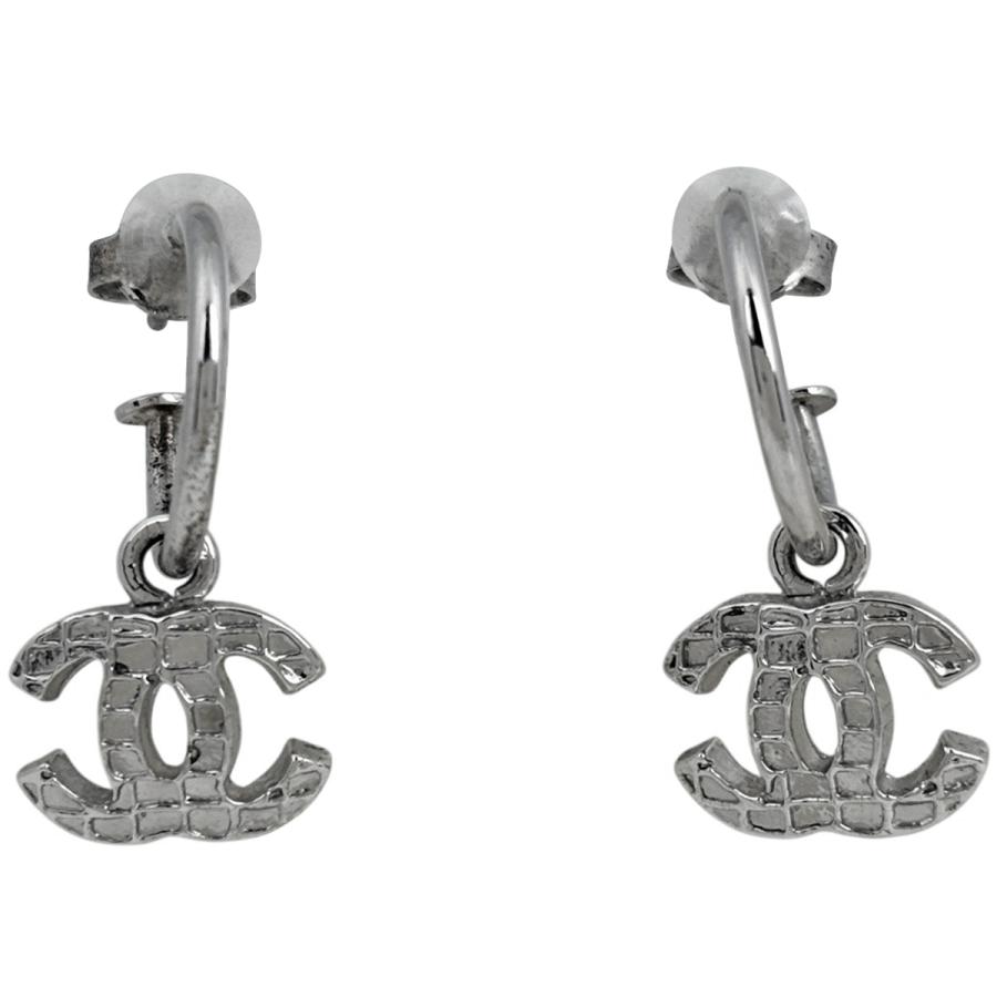 CHANEL（シャネル） ココマーク ピアス スイング シルバーメッキ