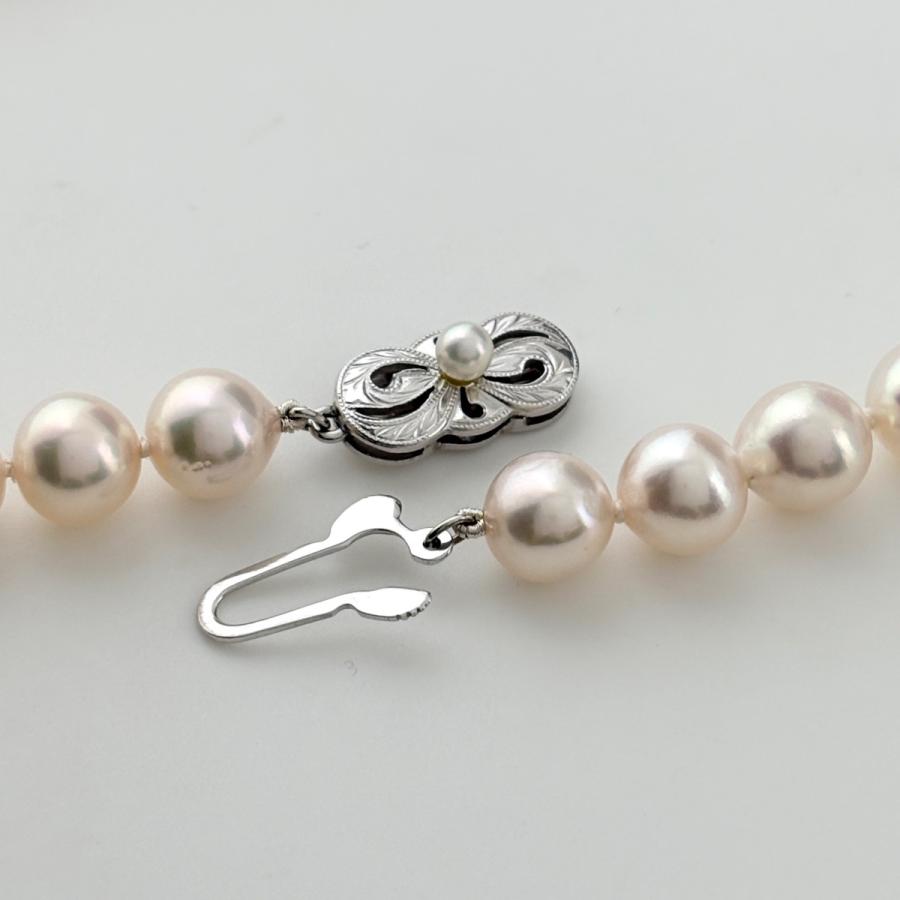 MIKIMOTO（ミキモト） パール ネックレス WG ホワイトゴールド 真珠 