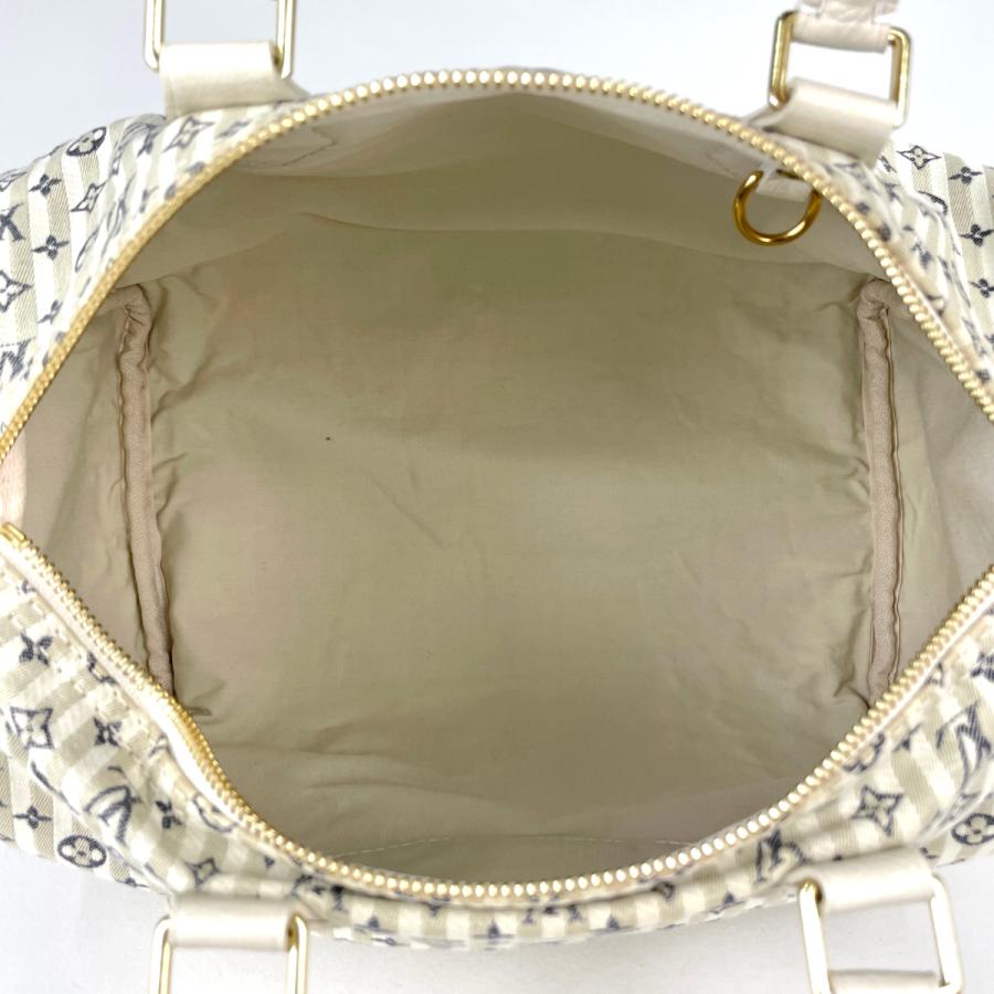 ルイ ヴィトン　モノグラム ミニラン クロワゼット スピーディ30 ブルー LOUIS VUITTON（ルイ・ヴィトン） スピーディ30 ボストンバッグ