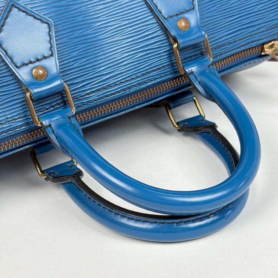 良品  ルイヴィトン スピーディー25 トレドブルー エピ M43015 LOUIS VUITTON（ルイ・ヴィトン） スピーディ25 ハンドバッグ エピ
