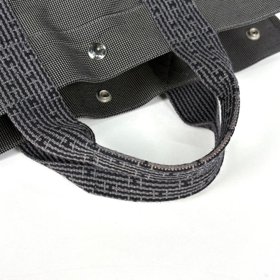 HERMES（エルメス） エールライン トートMM ハンドバッグ ナイロン