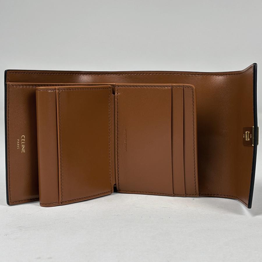 CELINE セリーヌ　スモール トリフォールドウォレット16 財布　【美品】 CELINE（セリーヌ） スモール トリフォールドウォレット 16 三つ折り