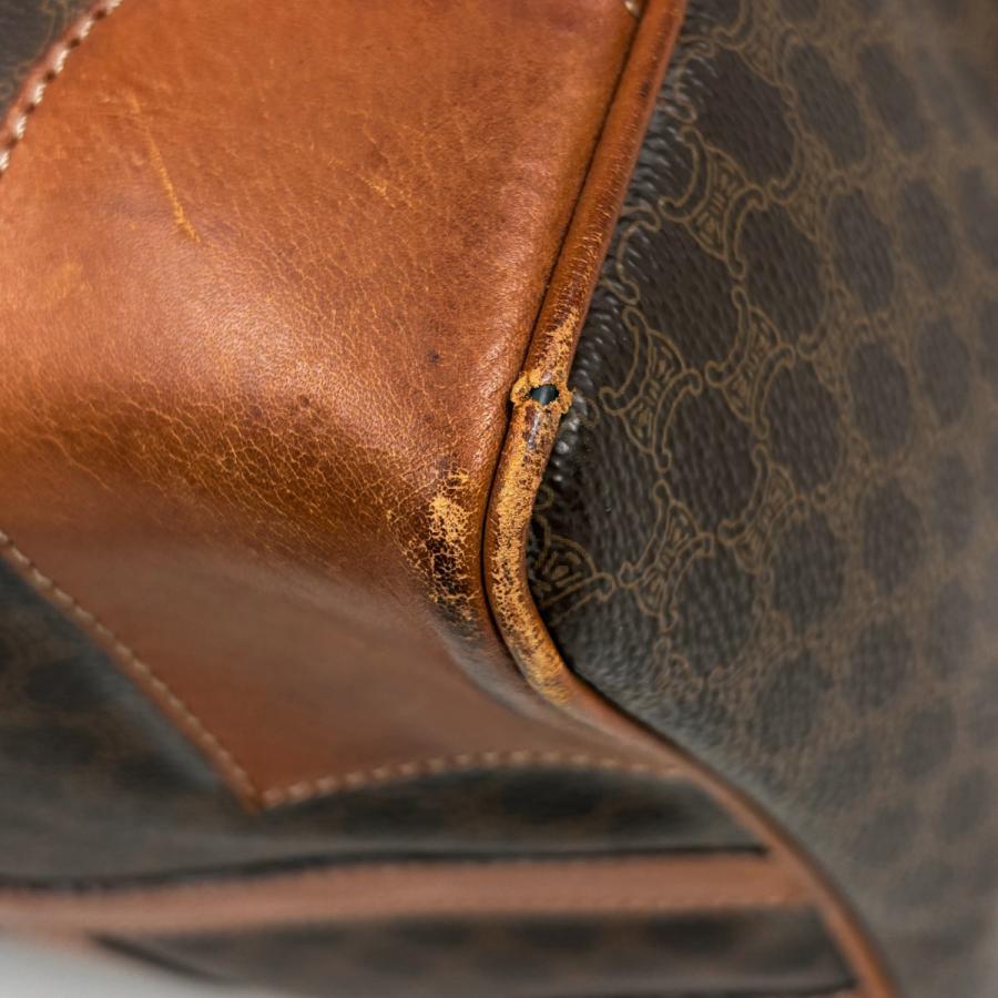 CELINE（セリーヌ） マカダム柄 ハンドバッグ ミニボストン