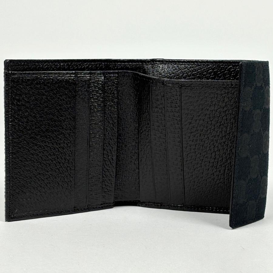 GUCCI（グッチ） GUCCI GG柄 三つ折り 財布 Wホック GGキャンバス