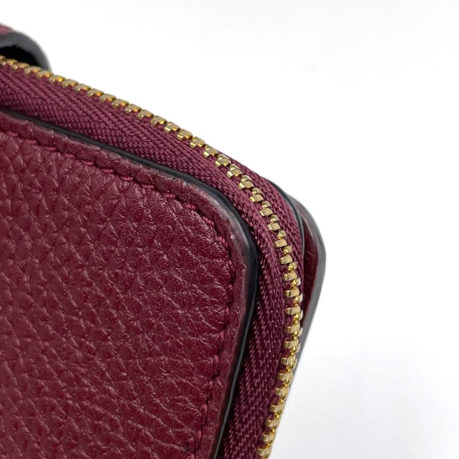 GUCCI（グッチ） バンブー付き ダブルG ミディアム ウォレット 二
