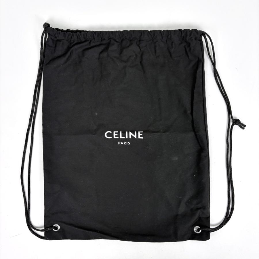 【美品】CELINE ロゴベースボールキャップ ブラック CELINE（セリーヌ） ロゴ キャップ ベースボールキャップ 帽子