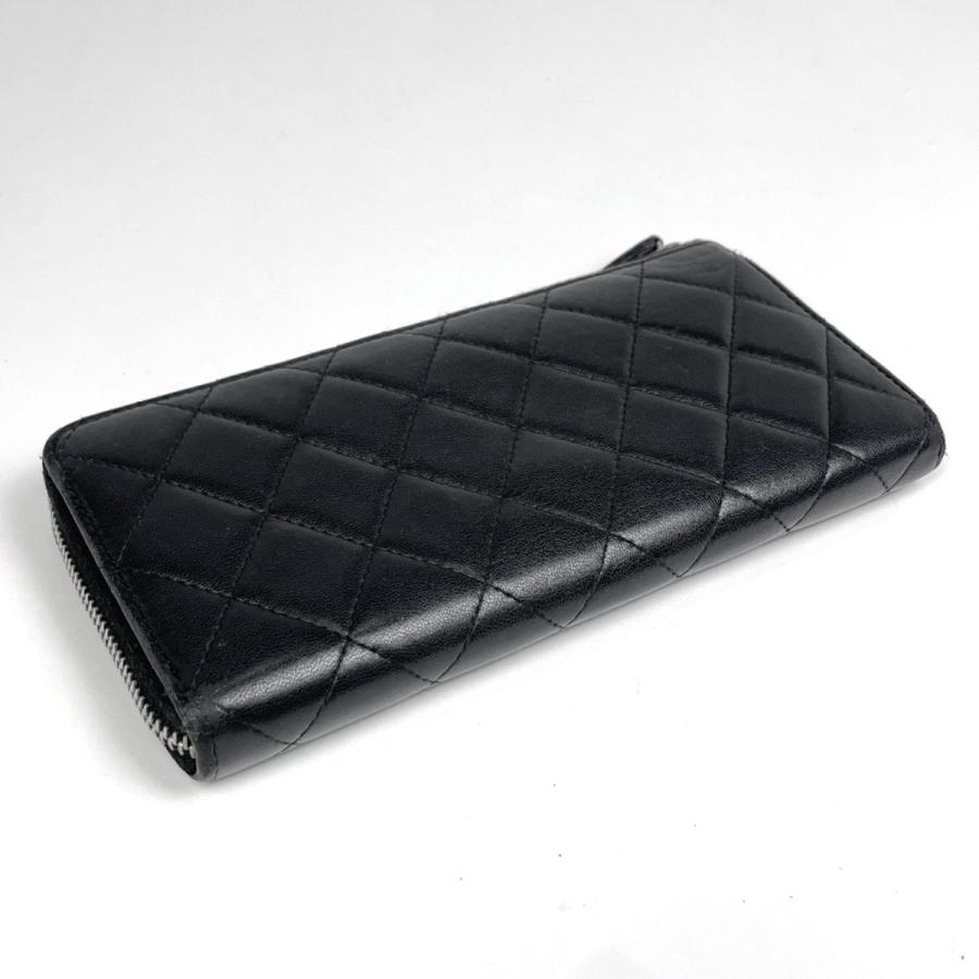 CHANEL（シャネル） ココマーク L字ファスナー 長財布 マトラッセ