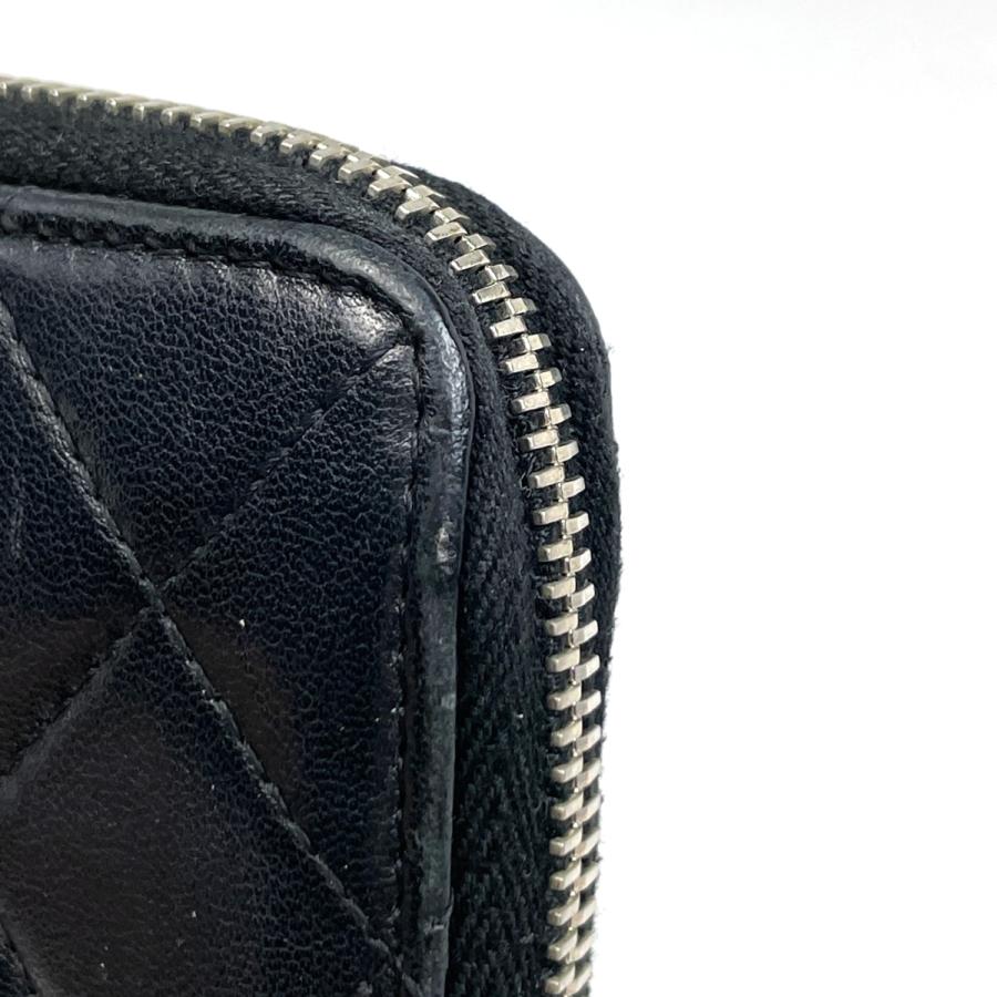 CHANEL（シャネル） ココマーク L字ファスナー 長財布 マトラッセ