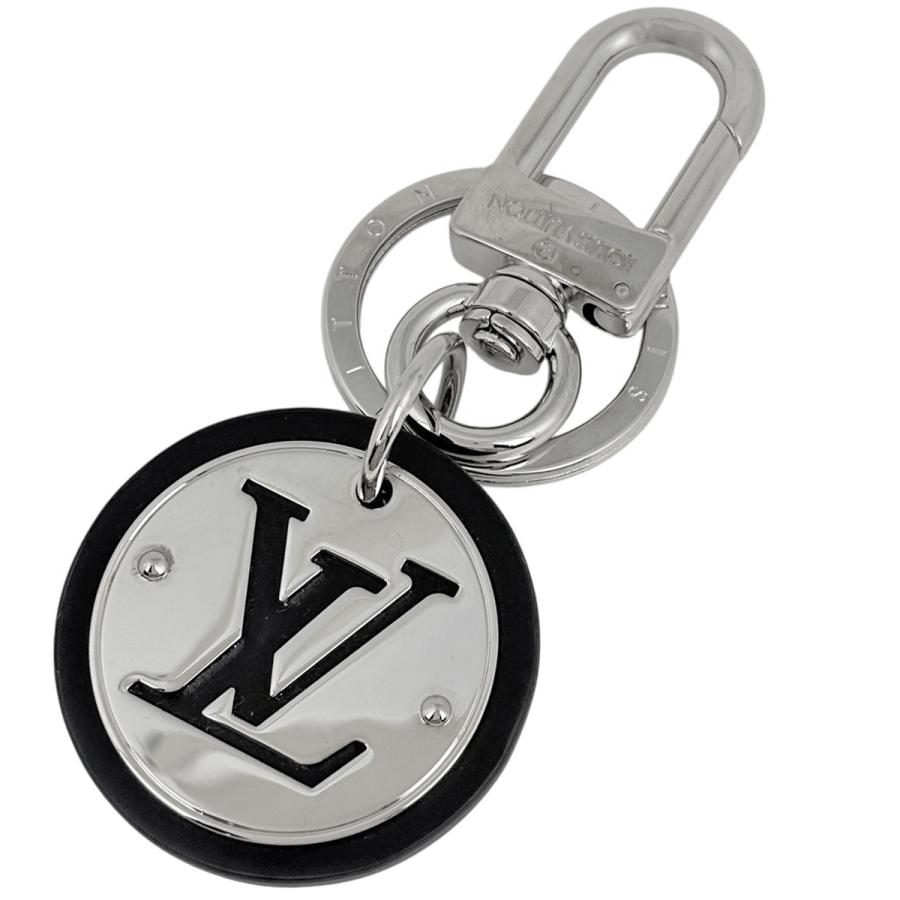 ルイヴィトン M67362 キーホルダー LVサークル シルバー メタル レザー LOUIS VUITTON（ルイ・ヴィトン） キーホルダー LV サークル