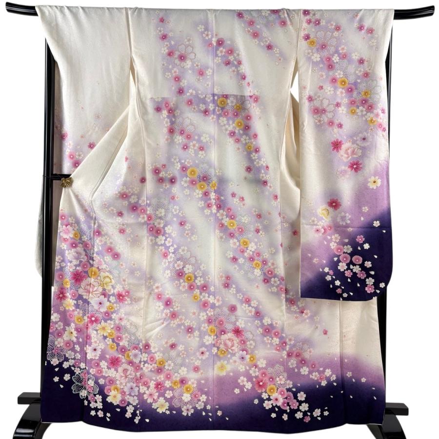 振袖 身丈168cm 裄丈67cm 正絹 美品 名品 【中古】 美品 振袖 身丈168cm