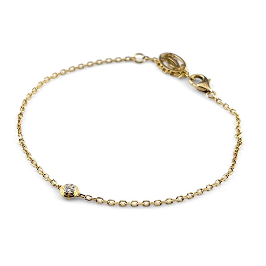 Cartier（カルティエ） ダムール SM ブレスレット YG イエローゴールド