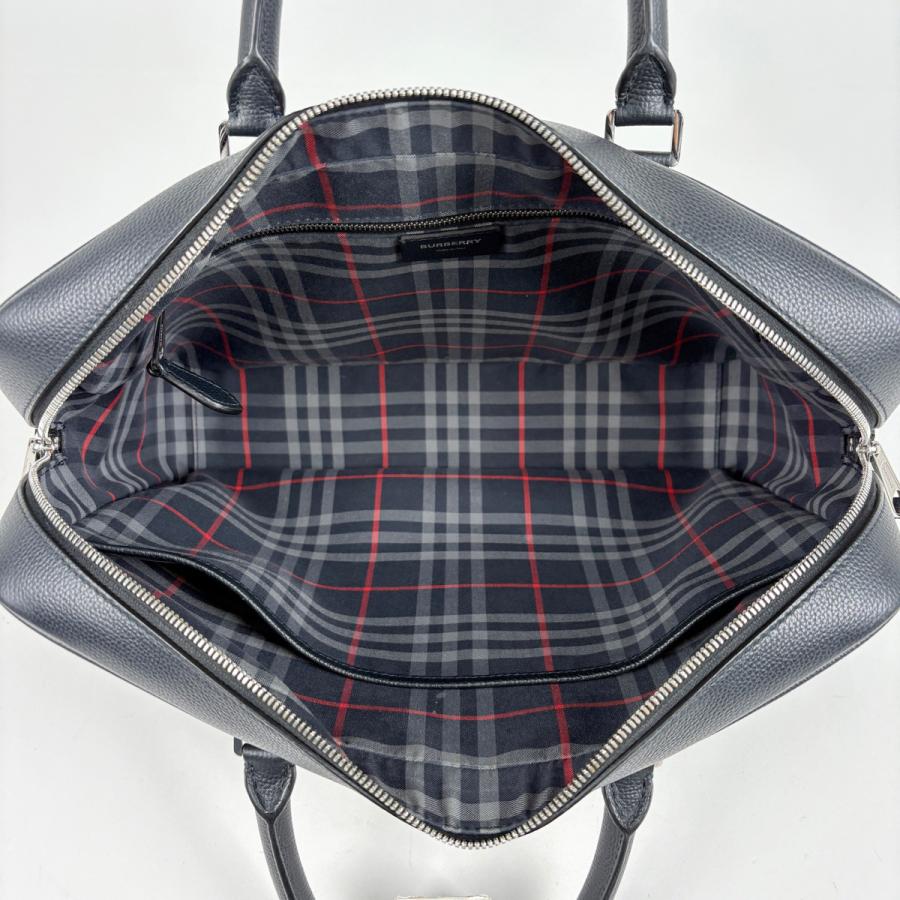 BURBERRY（バーバリー） ロゴ ビジネスバッグ ハンドバッグ レザー