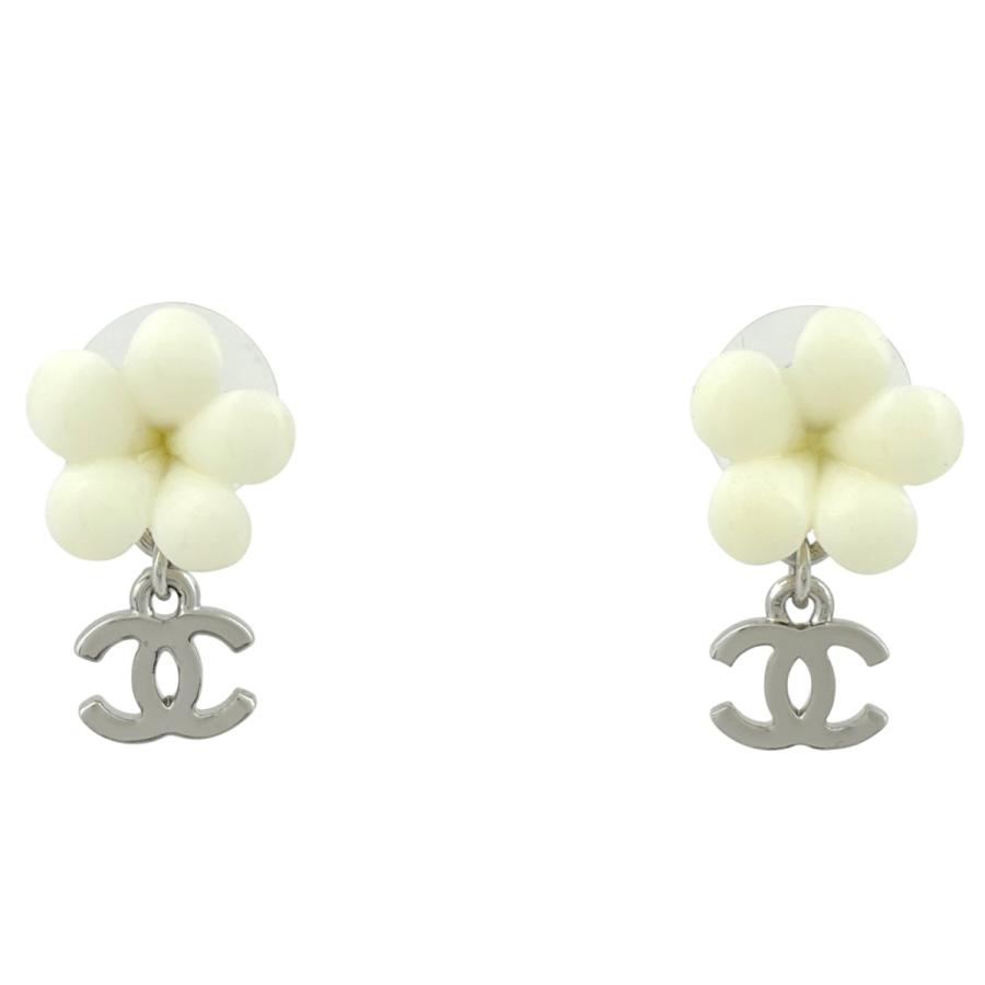 CHANEL（シャネル） ココマーク ピアス フラワー スイング シルバー