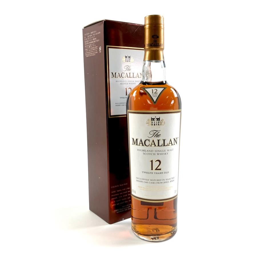 マッカラン MACALLAN 12年 シェリーオークカスク 旧 700ml スコッチ