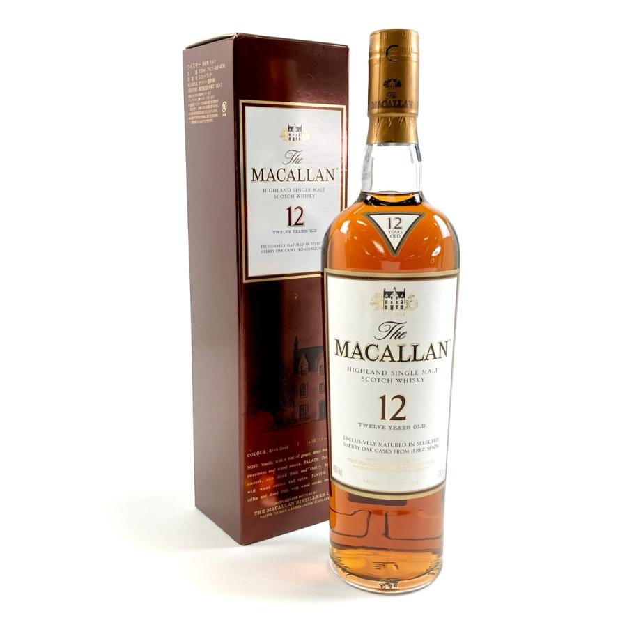 マッカラン MACALLAN 12年 シェリーオークカスク 旧 700ml スコッチ