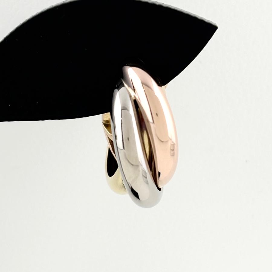 Cartier トリニティ ミニ　ピアス 750WG/PG/YG Cartier（カルティエ） トリニティ ピアス YG イエローゴールド PG