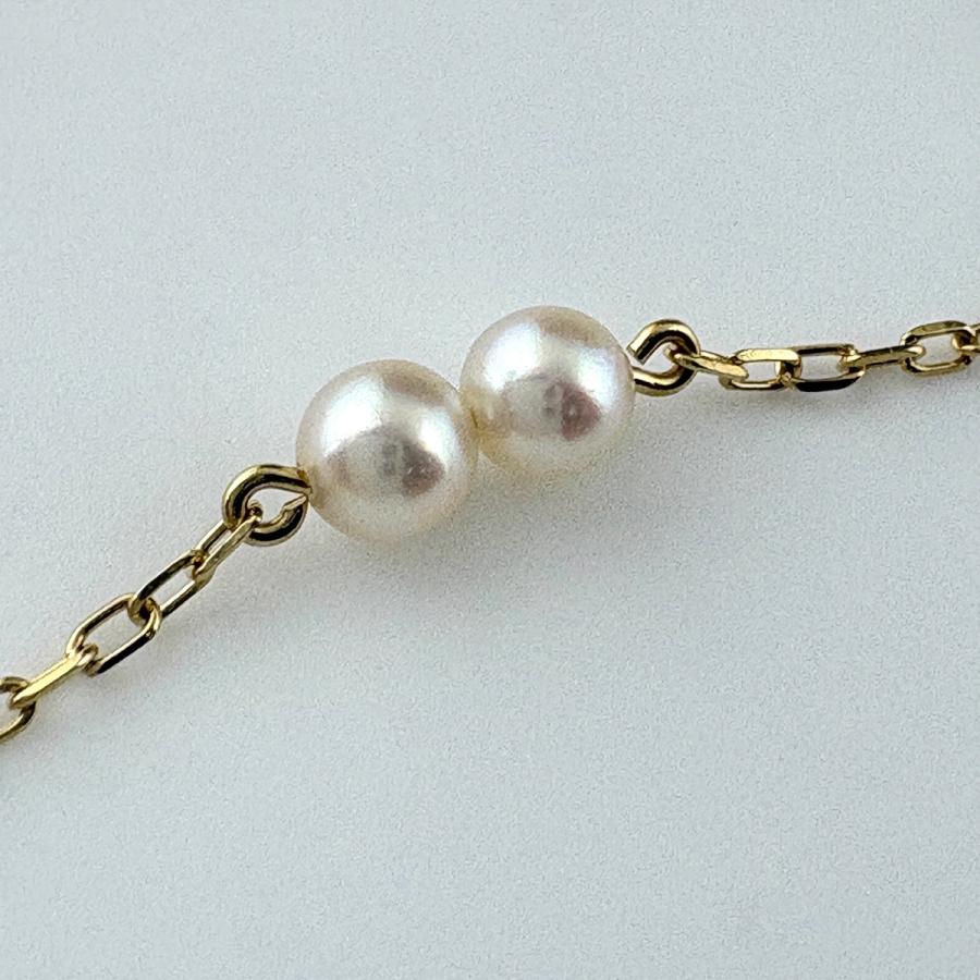 MIKIMOTO（ミキモト） パール ブレスレット YG イエローゴールド 腕輪