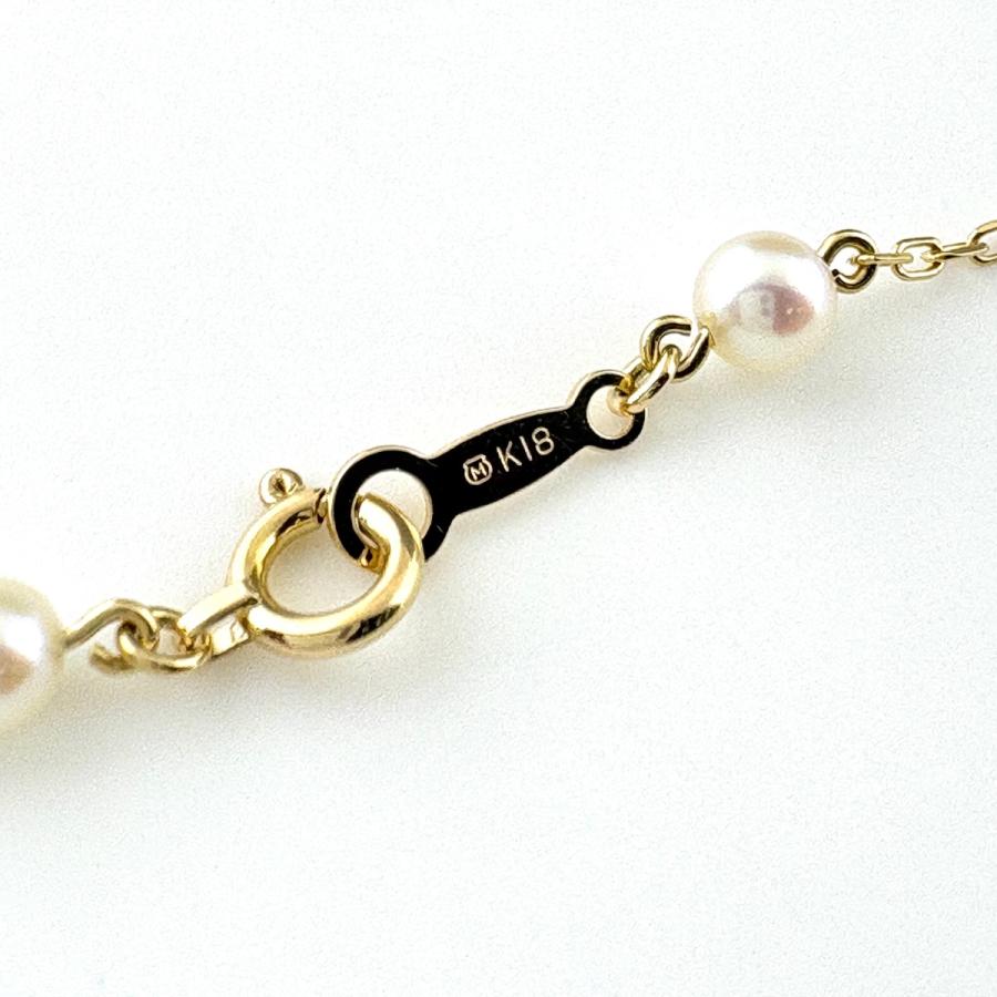 MIKIMOTO（ミキモト） パール ブレスレット YG イエローゴールド 腕輪