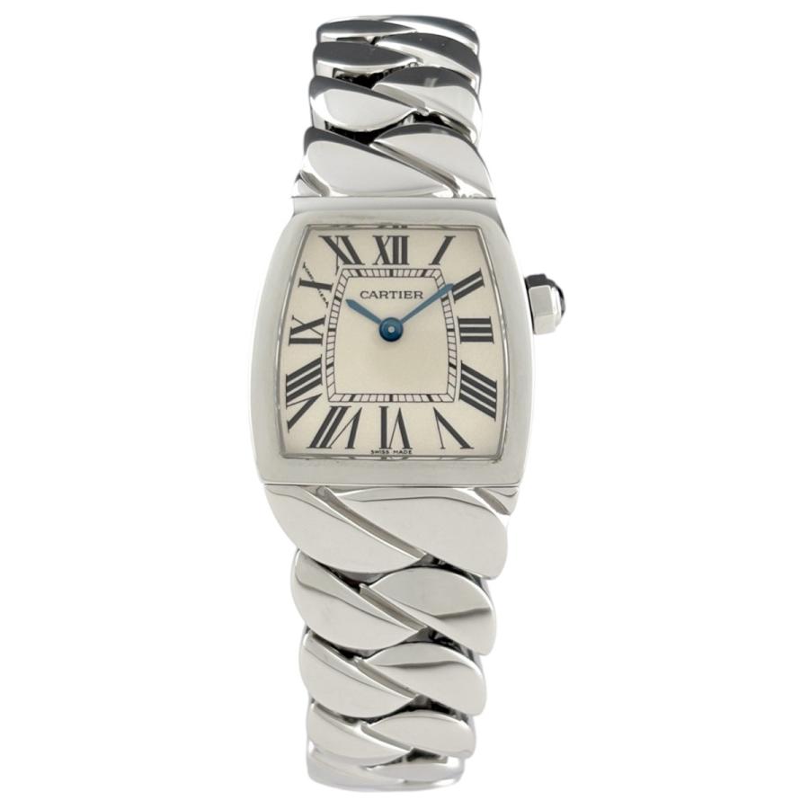 カルティエ CARTIER ラドーニャ SM W660012I 腕時計 SS クォーツ アイボリー系 レディース 中古 | Cartier | 01