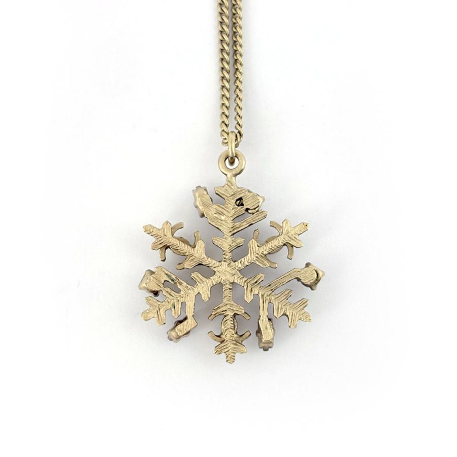 CHANEL（シャネル） ココマーク ラインストーン ネックレス 雪の結晶