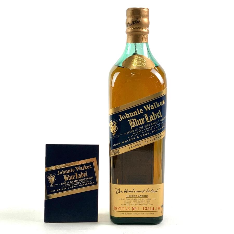 ジョニーウォーカー JOHNNIE WALKER ブルーラベル 750ml スコッチウイスキー ブレンデッド 【中古】 ジョニーウォーカー JOHNNIE WALKER ブルーラベル 750ml スコッチ