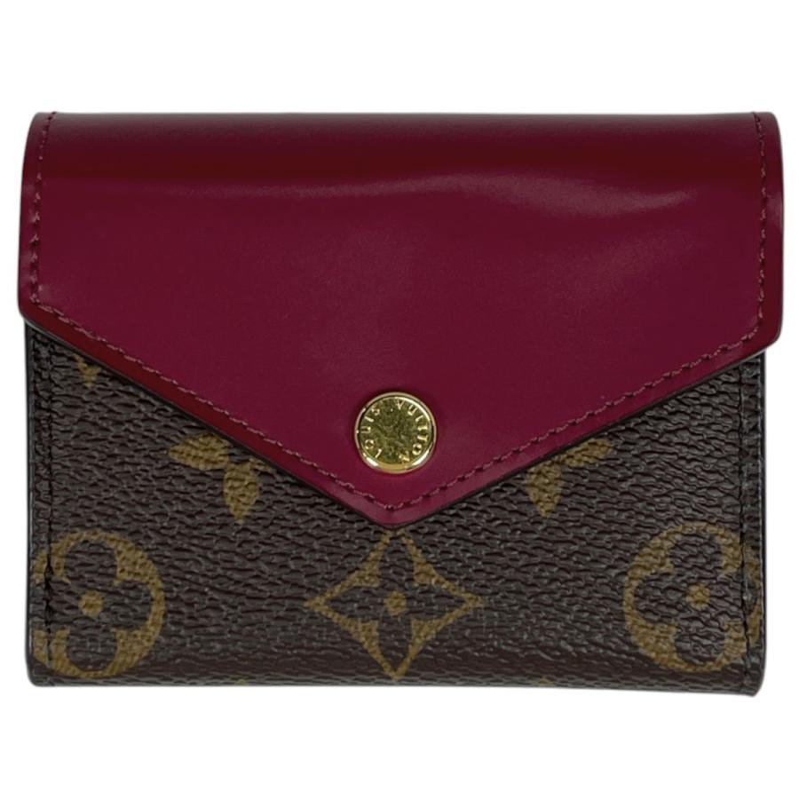 【中古】Louis Vuitton ポルトフォイユ・ゾエ　三つ折り財布 ブラウン LOUIS VUITTON（ルイ・ヴィトン） ポルトフォイユ ゾエ 三つ折り財布