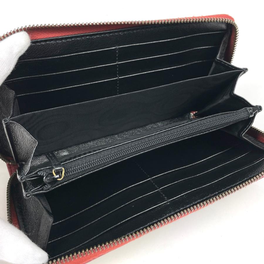 GUCCI（グッチ） GUCCI GGマーモント ジップアラウンド ウォレット 長 