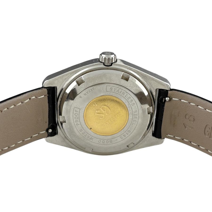 セイコー SEIKO グランドセイコー ハイビート 6145-8000 腕時計 SS レザー 自動巻き シルバー メンズ 中古 | SEIKO | 03