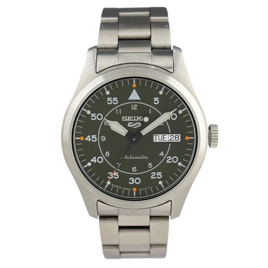 セイコー SEIKO 5スポーツ 4R36-10A0 腕時計 SS 自動巻き グリーン系 メンズ 中古 | SEIKO | 01