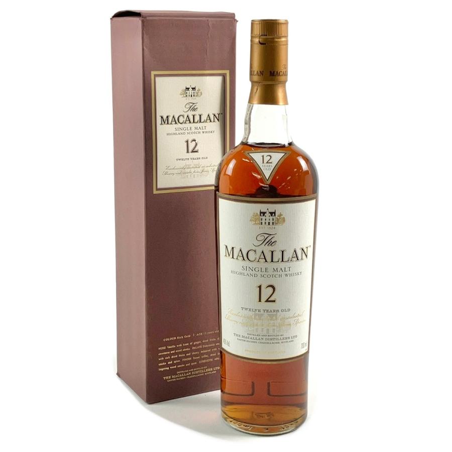 マッカラン 12年 シェリーオークカスク 旧 700ml 【古酒】 マッカラン MACALLAN 12年 シェリーオークカスク 旧旧 700ml スコッチ