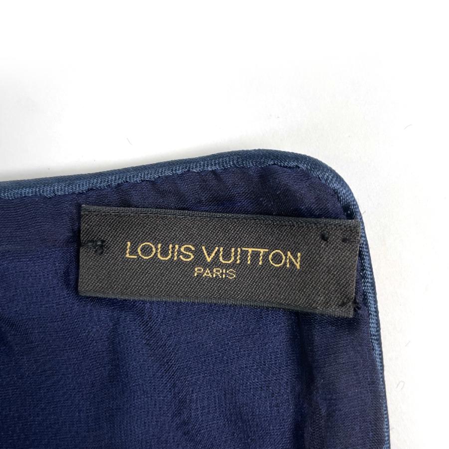 【美品】ルイヴィトン ストール モノグラム エシャルプ シルク ベルベット LOUIS VUITTON（ルイ・ヴィトン） ストール モノグラム エシャルプ