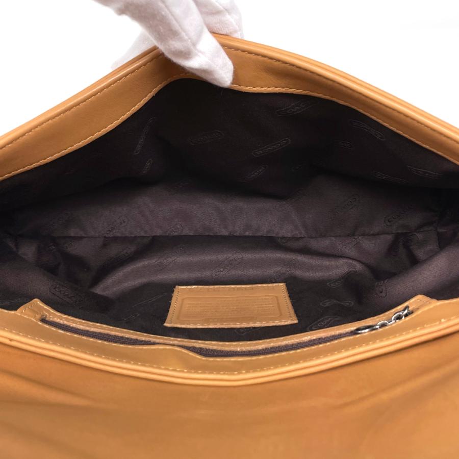 COACH（コーチ） ショルダーバッグ レザー ブラウン レディース 中古