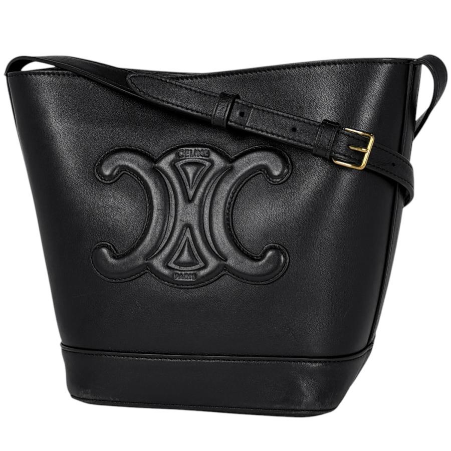 CELINE（セリーヌ） スモール バケット キュイル トリオンフ 
