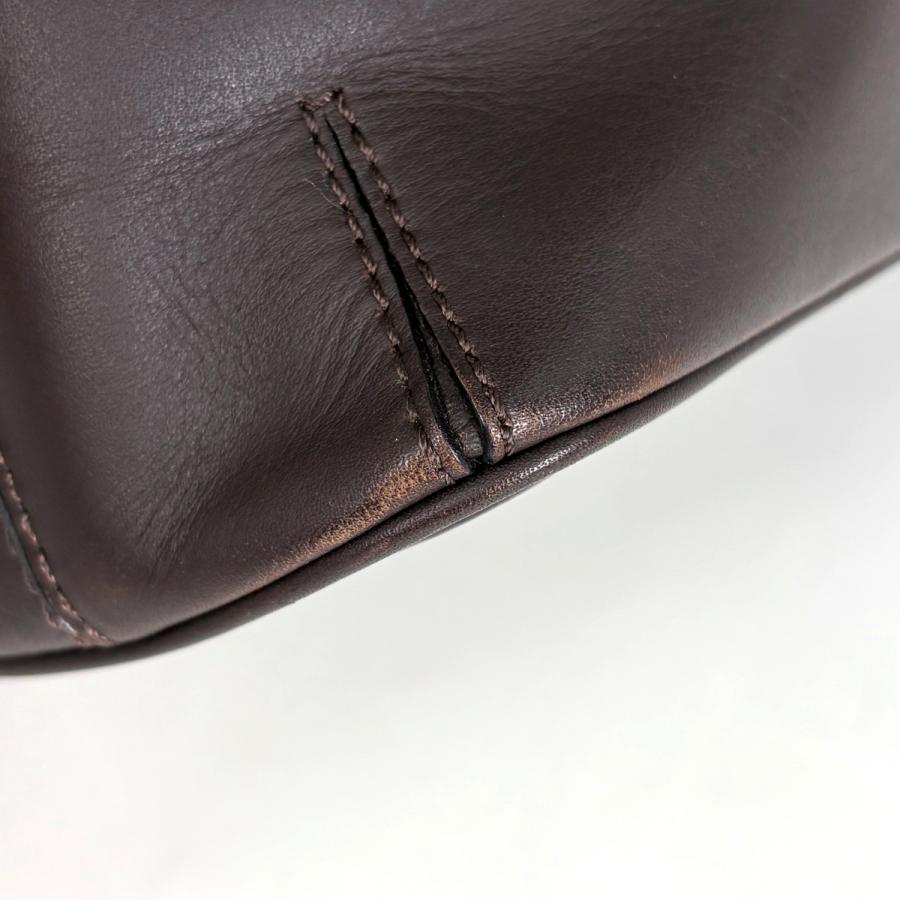 BURBERRY（バーバリー） ハンドバッグ ミニボストン レザー ブラウン
