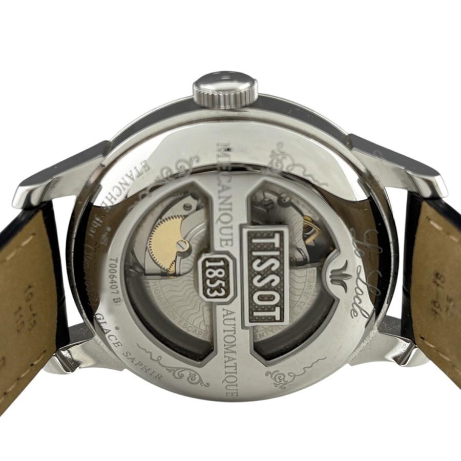 ティソ TISSOT ル・ロックル T006407B 腕時計 SS レザー 自動巻き ブラック メンズ 中古 | TISSOT | 03