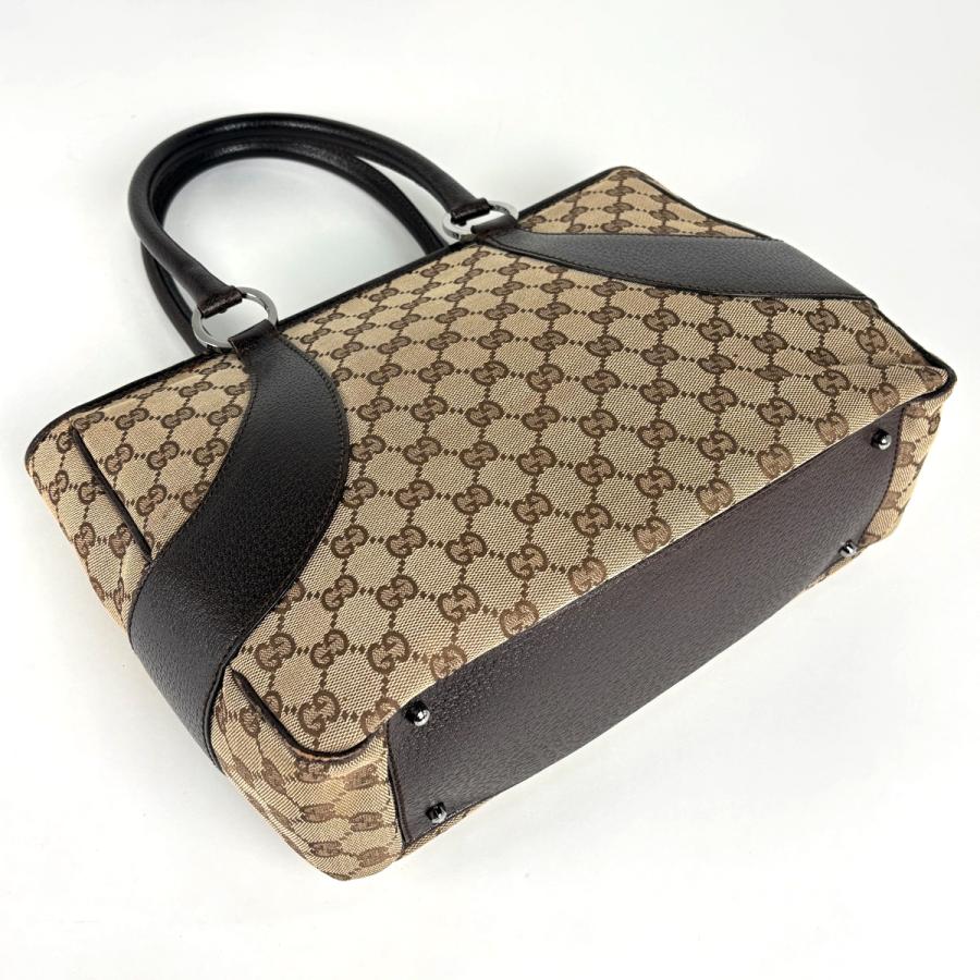 グッチ　 GGキャンバス　 トートバッグ GUCCI（グッチ） トートバッグ GG柄 GGキャンバス ベージュ ブラウン