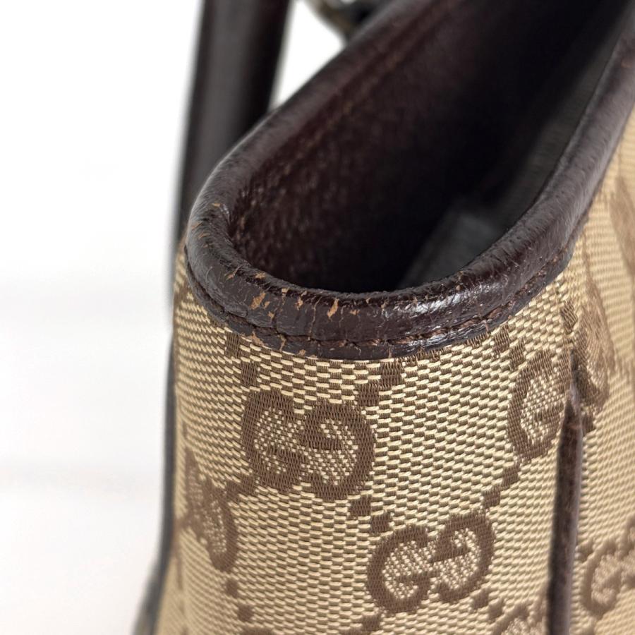 GUCCI（グッチ） トートバッグ GG柄 GGキャンバス ベージュ ブラウン