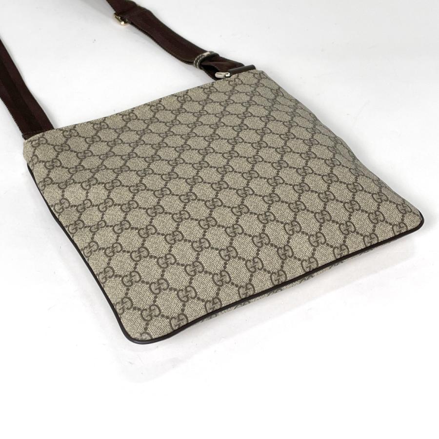 GUCCI グッチGGモノグラム キャンバス レザー ショルダーバッグ GUCCI（グッチ） ショルダーバッグ GG柄 コーティングキャンバス