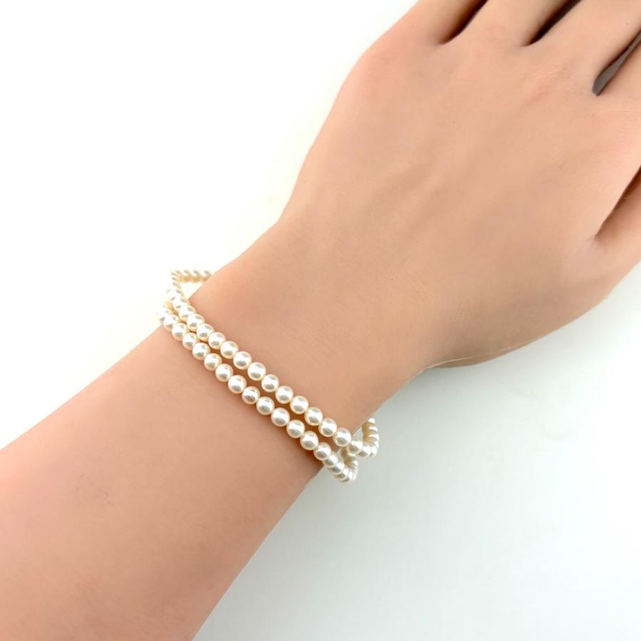 タサキ TASAKI パール YG イエローゴールド 腕輪 真珠 ブレスレット