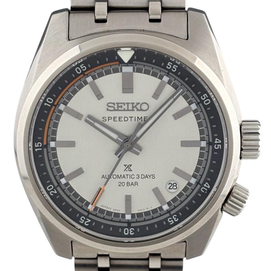 保証書 セイコー SEIKO プロスペックス スピードタイマー SBDC215 6R55-00L0 腕時計 SS 自動巻き シルバー メンズ 中古 | SEIKO