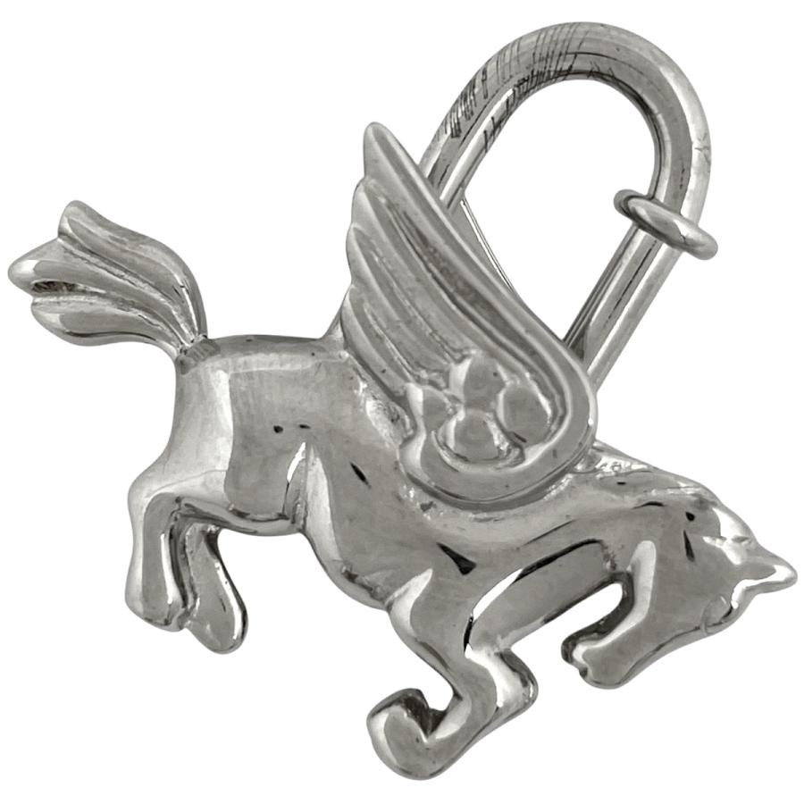 HERMES　カデナ　カバ　2005年ビンテージ 　バッグ　チャーム　シルバー HERMES（エルメス） バッグチャーム ペガサス カデナ ペンダントトップ